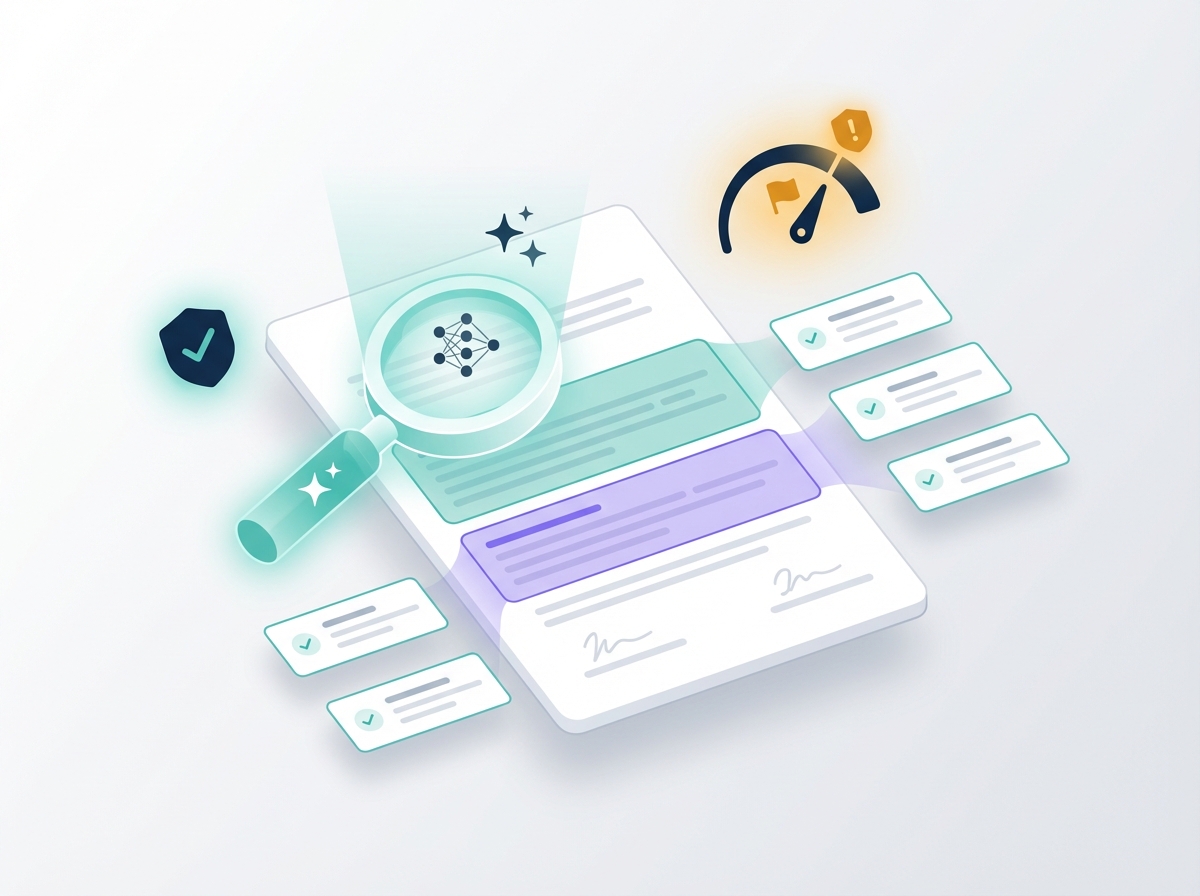 Intelligent Contract Analysis illustration